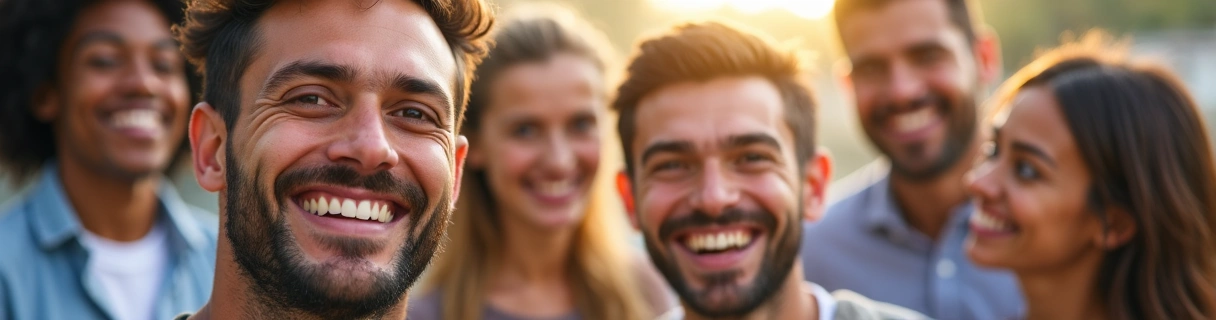 Happy clients group photo